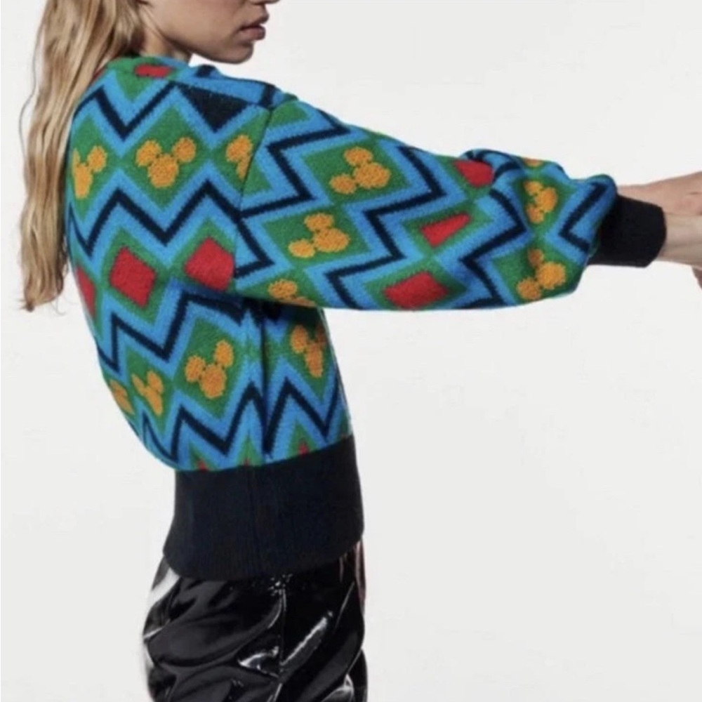 Zara Disney fair isle sweater medium - Picture 7 of 13
